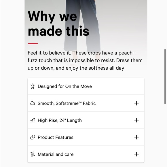 Softstreme High-Rise Straight Leg Crop True Navy 4 - Picture 5 of 13